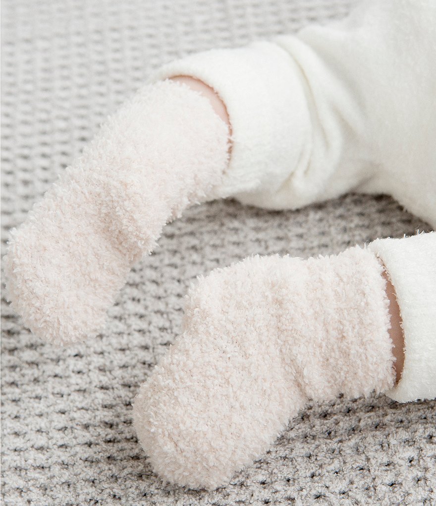 Barefoot Dreams Baby Newborn-6 Months CozyChic Socks 2-Pack
