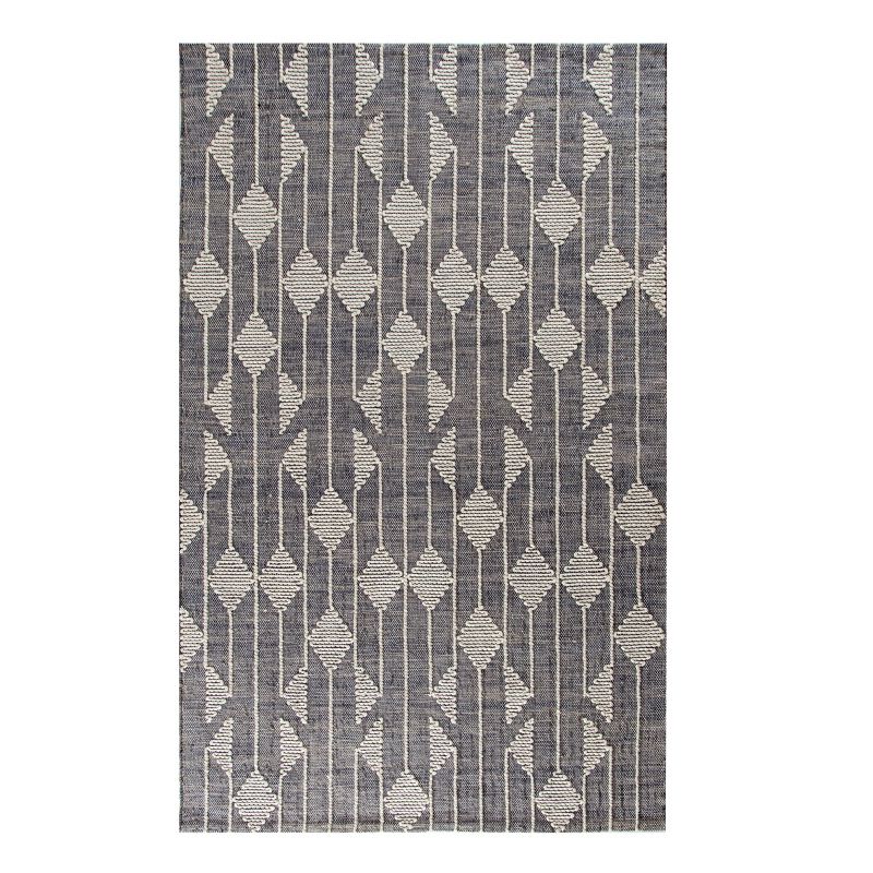 8'x10' Nightfall of Diamonds Area Rug Blue/Ivory - Anji Mountain