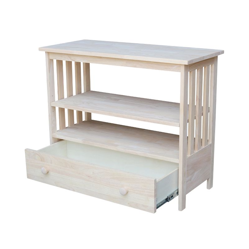 Rosemark 3 Door Media Credenza TV Stand for TVs up to 66" Gray - Treasure Trove Accents