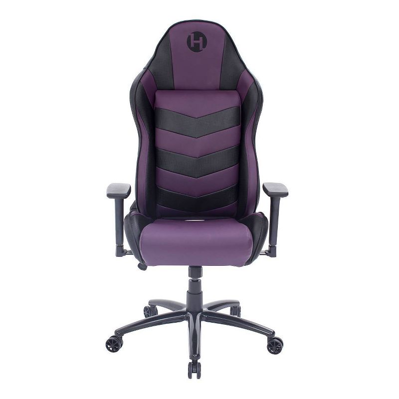 Ergonomic High Back Racer Style Video Gaming Chair Purple - Techni Sport