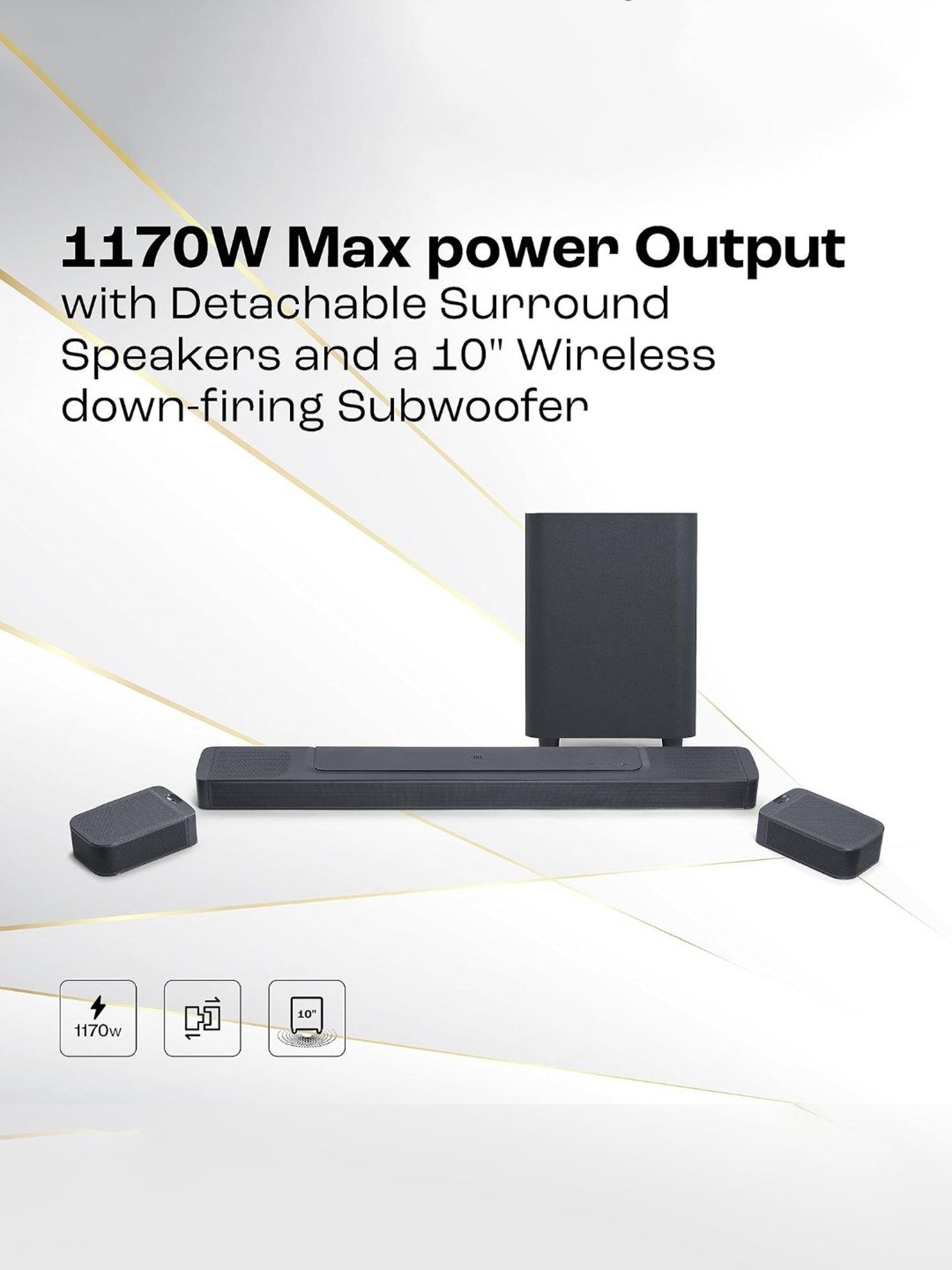 Portronics Decibel 24 | 10W Bluetooth Soundbar Speaker With In Built Mic (Black)