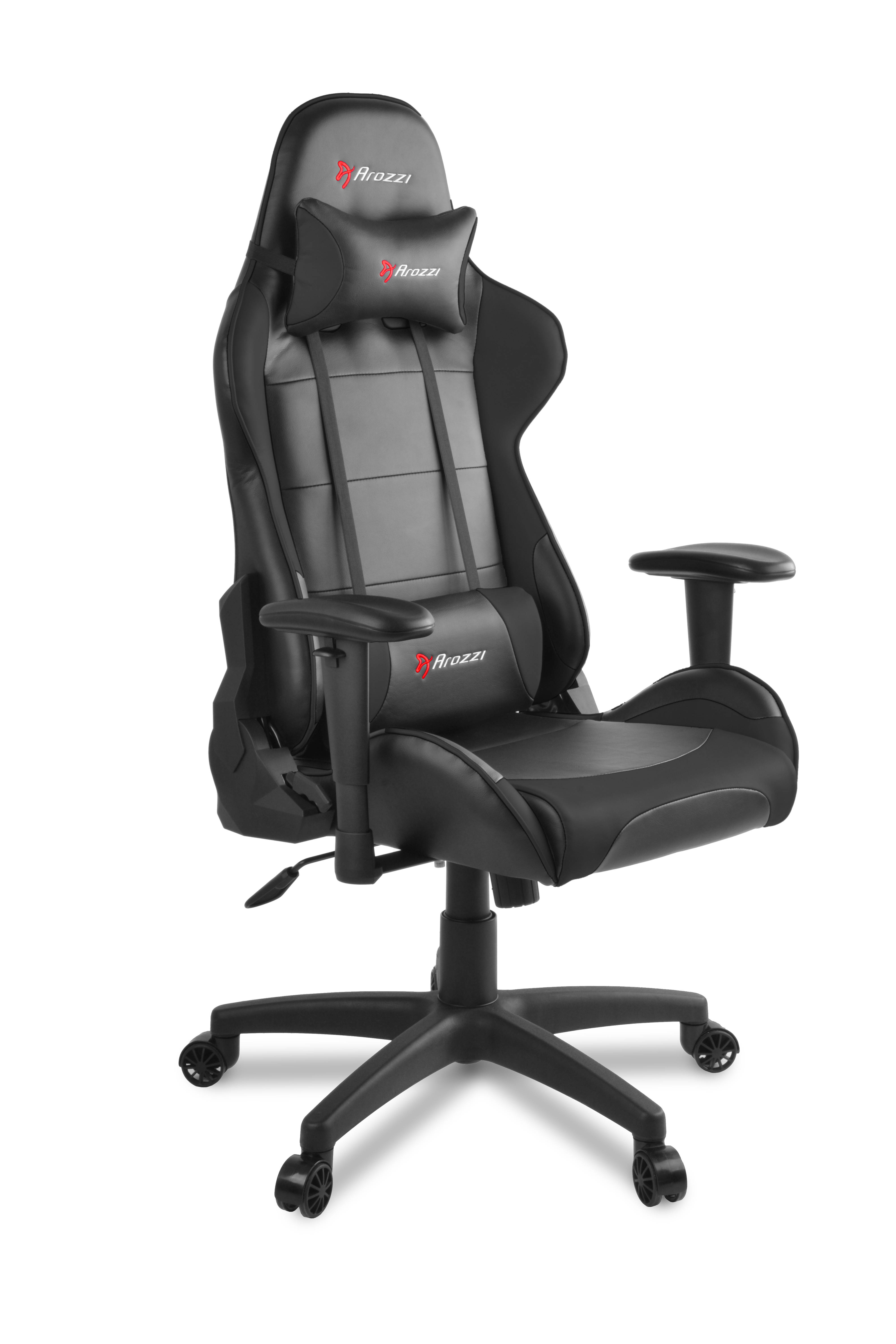 Arozzi VERONA-V2-WT Advanced Racing Style Gaming Chair with High Backrest White
