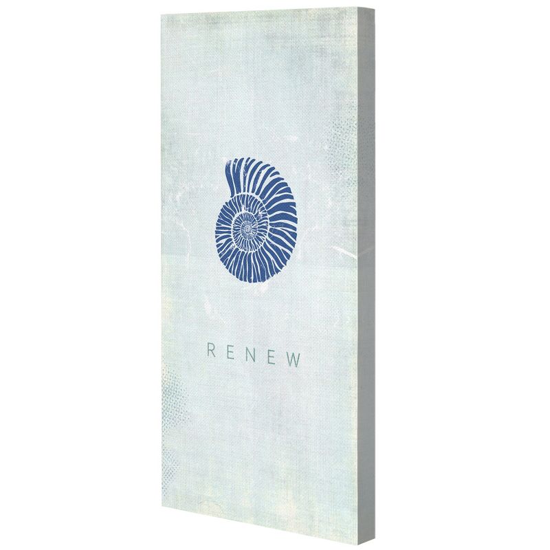 12"x24" Beach Bath 3 By Dallas Drotz Art On Canvas - Fine Art Canvas