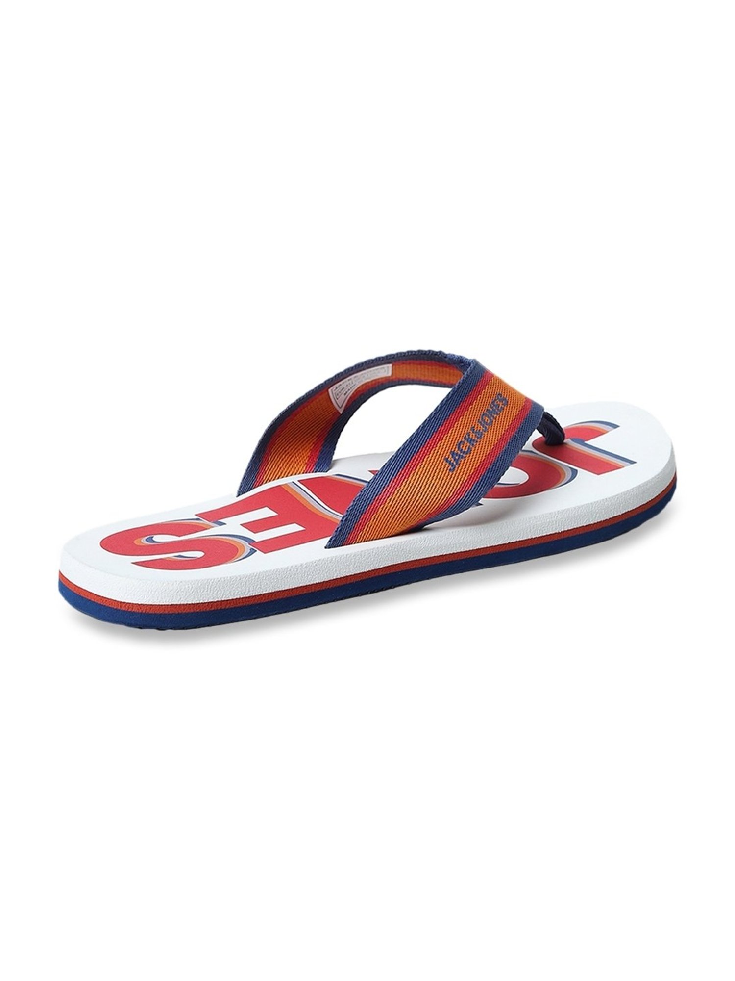 Jack & Jones Men's JFWAVON Orange Flip Flops