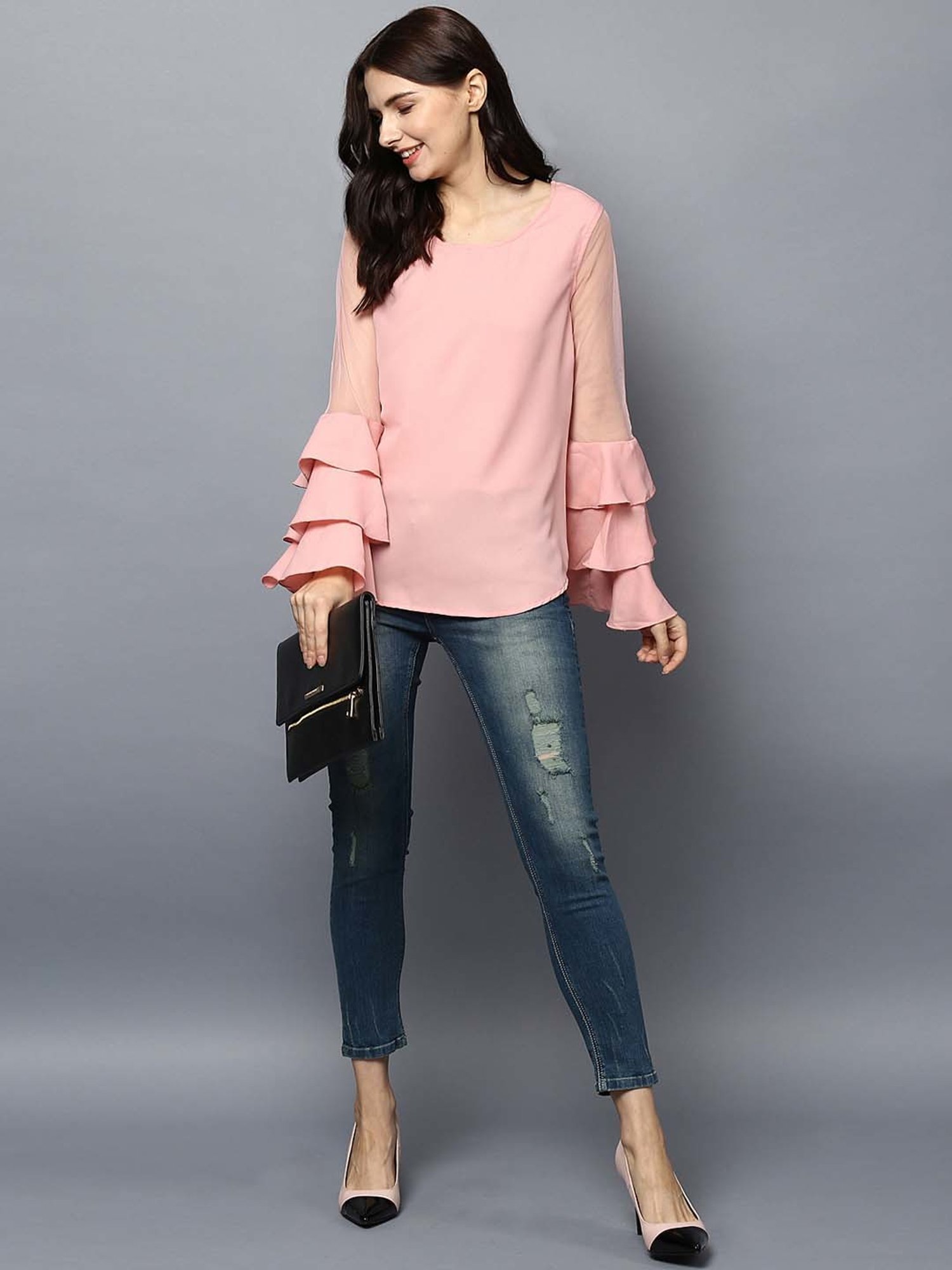 StyleStone Pink A-Line Top
