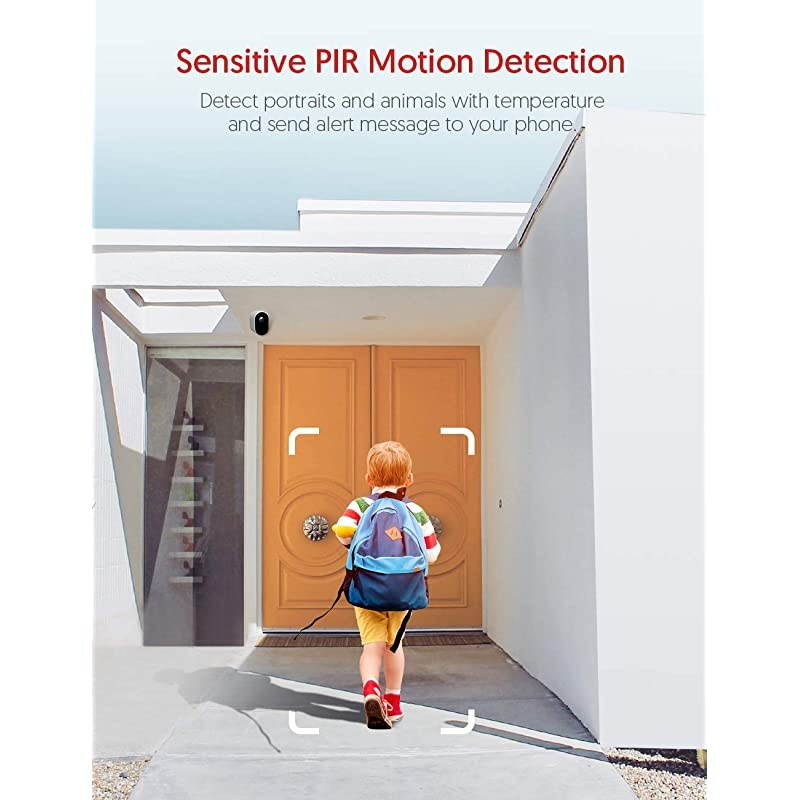 Wireless Security Camera System,1080P Home Security Camera System, Rechargeable Battery 180-Day Battery Life, Face Recognize, IP65 Weatherproof, HD Night Vision, 2-Way Audio, Cloud Service