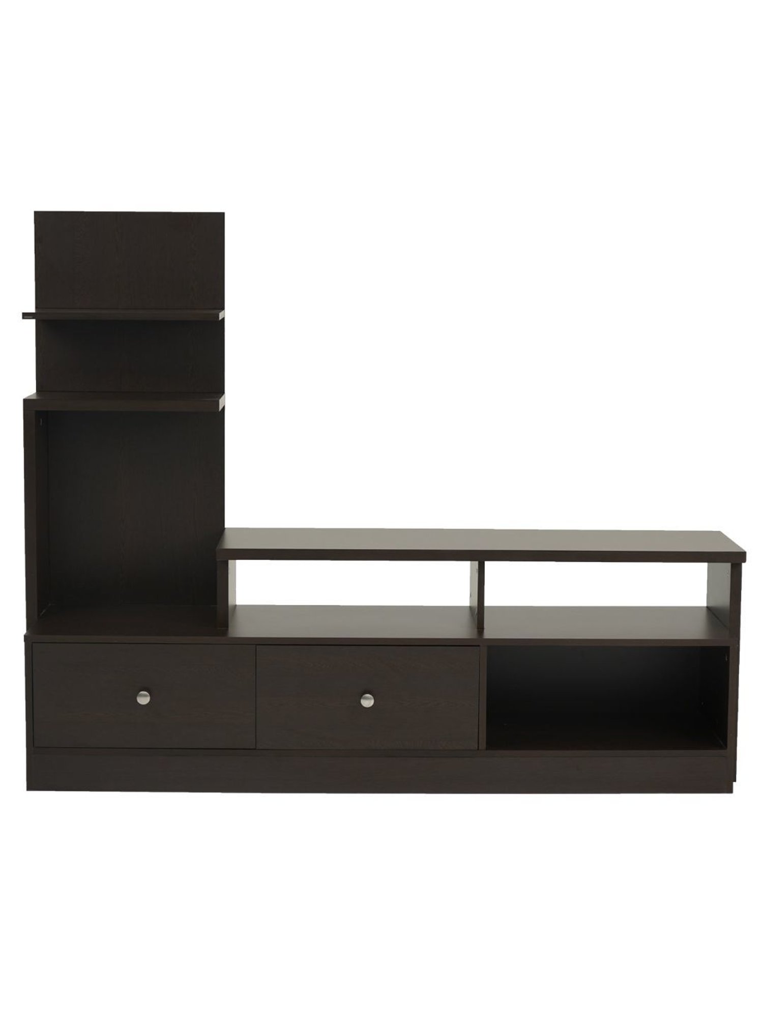 Nilkamal Cora White Engineered Wood TV Entertainment Unit with 2 Shelves