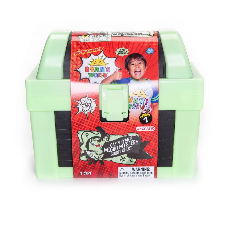 Ryan's World Micro Glow in the Dark Treasure Chest