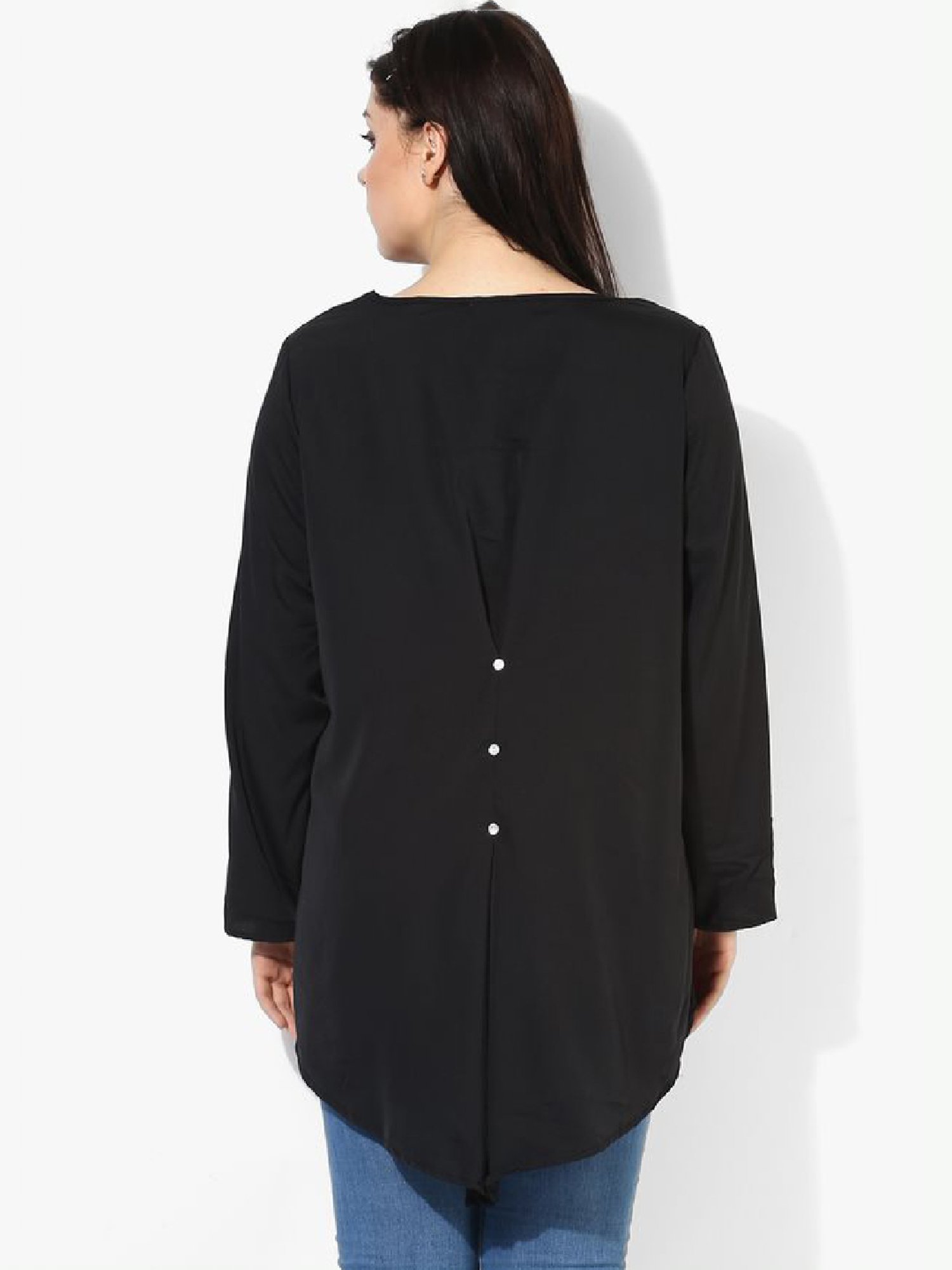 Qurvii Black High-Low Top