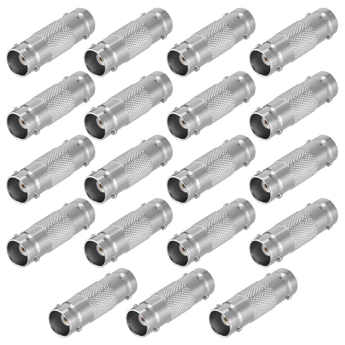 BNC Female to BNC Female Coaxial Connectors with Brass Inner Core 19pcs