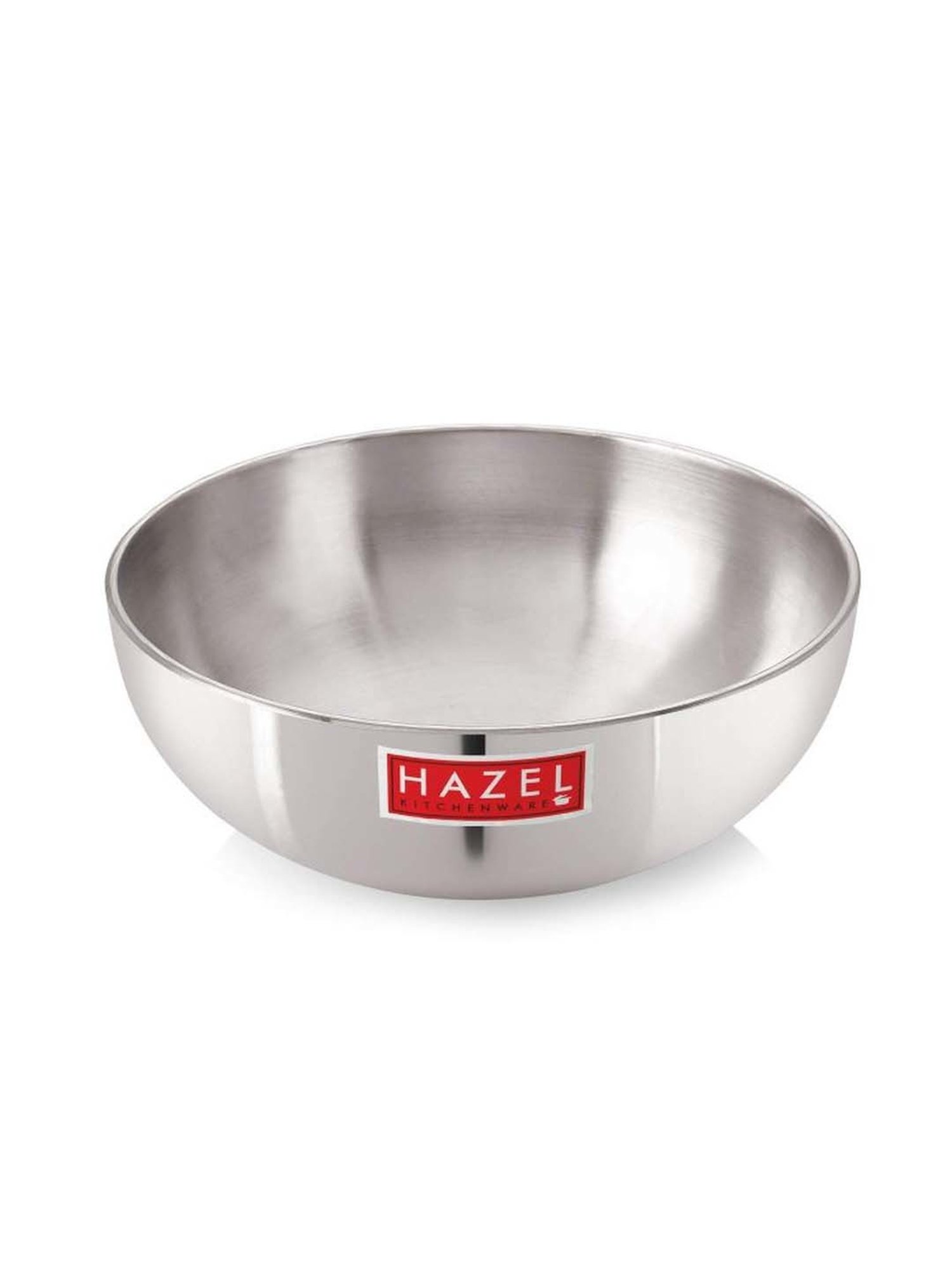 HAZEL Silver Aluminium Tansara Pots Pans (0.6 L)