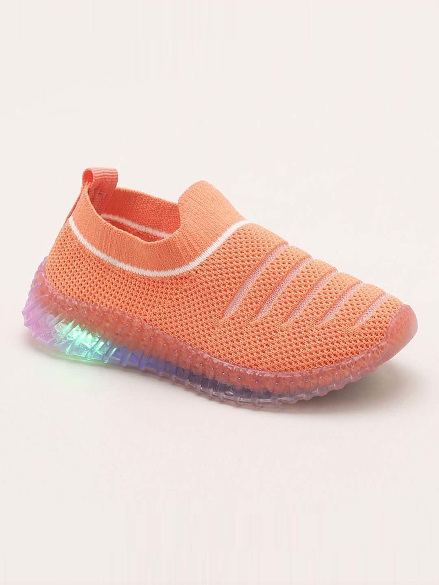 Priaansha Kids Orange Casual Slip-Ons