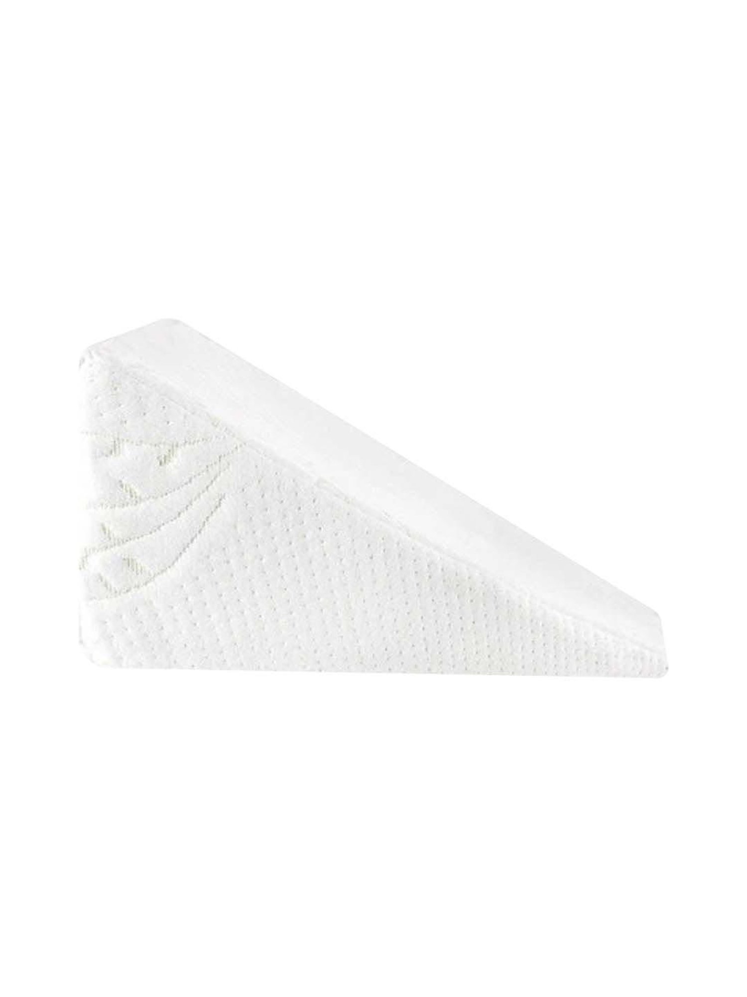 The White Willow Black Orthopaedic Mid Backrest Memory Foam Pillow - Set of 1