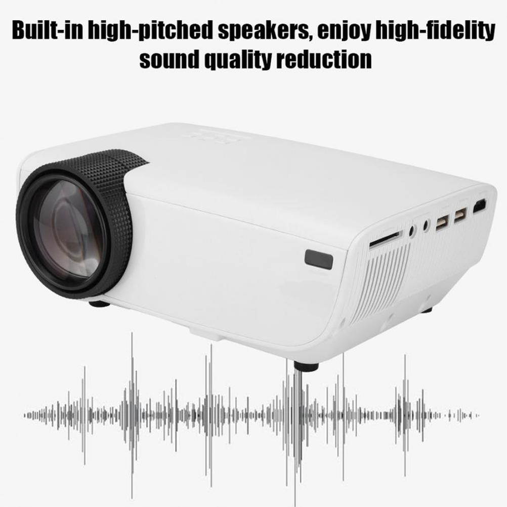 3D 1080P HD WIFI Mobile Phone with the Same Screen Projector Home Theater Projector Portable Mini Video Projector LCD Screen Office Top Projector