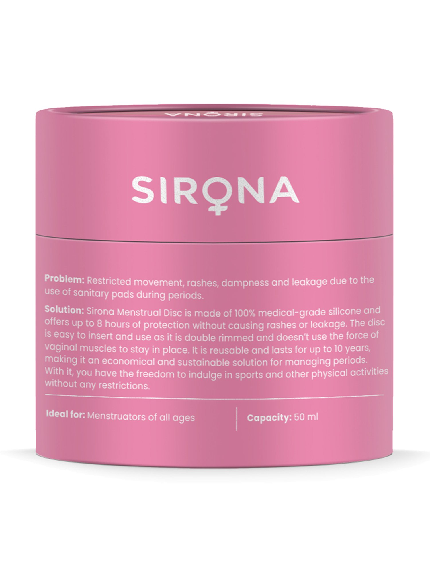 Namyaa Ultra Soft Medium Reusable Menstrual Cup - 50 gm