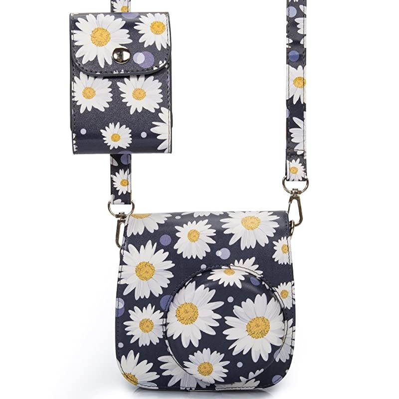 Daisy 12in1 Accessories Bundle for Fujifilm Instant Mini 8 8+ Mini 9 Camera casePhoto BagAlbumsFramesStickersFiltersSelfiLens