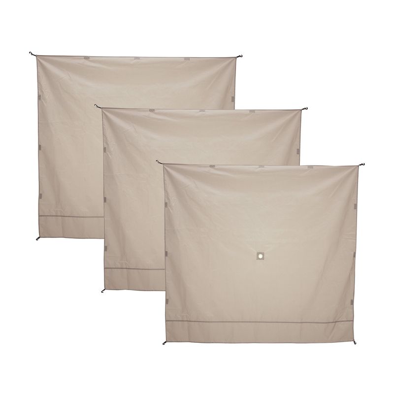 Gazelle Wind Panel Accessory for Portable Canopy Gazebo Screen Tents (12 Panels)