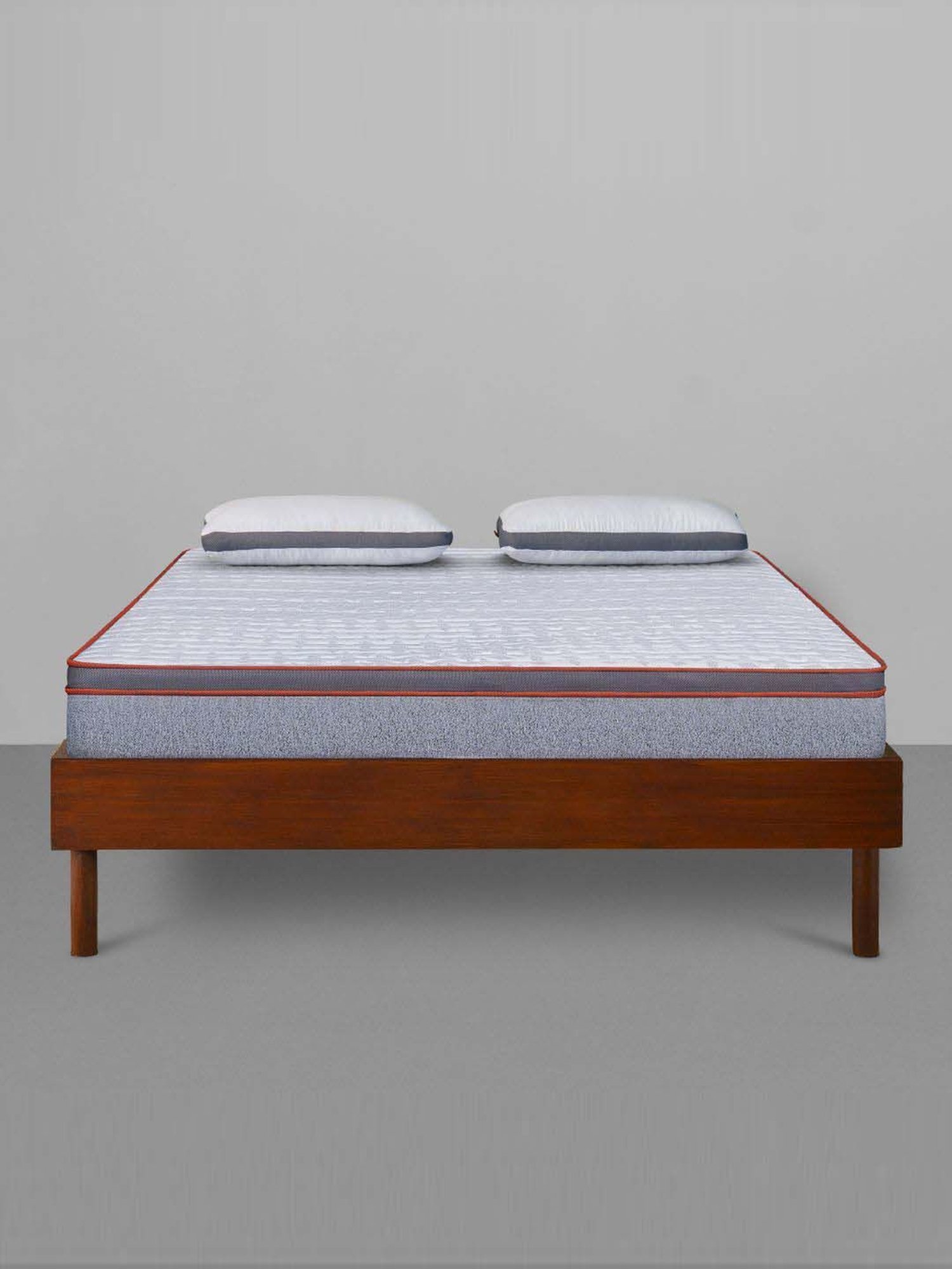 Sleepyhead Luna Euro Grey & White Foam 3 Zone Pocket Spring Mattress With Zero Partner Disturbance