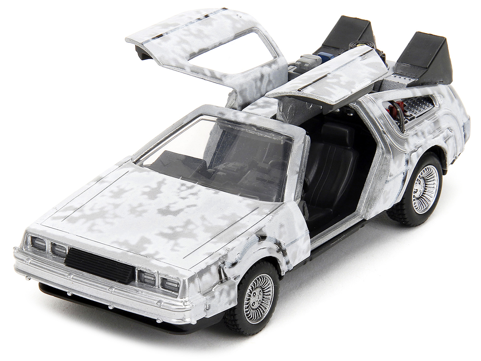 DMC DeLorean Time Machine with Doc Brown Figure "Back to the Future" (1985) Movie Diecast Model Car by Corgi