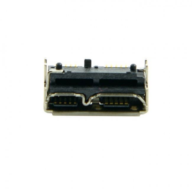 Cablecc  10pcs Micro USB 3.0 10pin Female Socket Receptacle Board Mount SMT Type 5.2mm Height for Samsung Toshiba USB Hard Disk