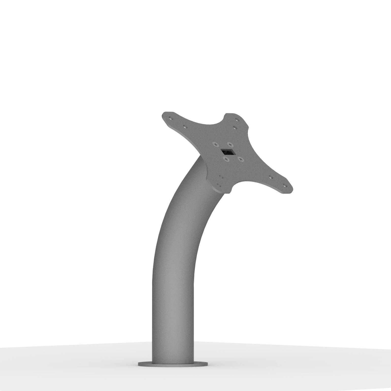 Fixed Surface Mount VESA 75/100 - Light Grey