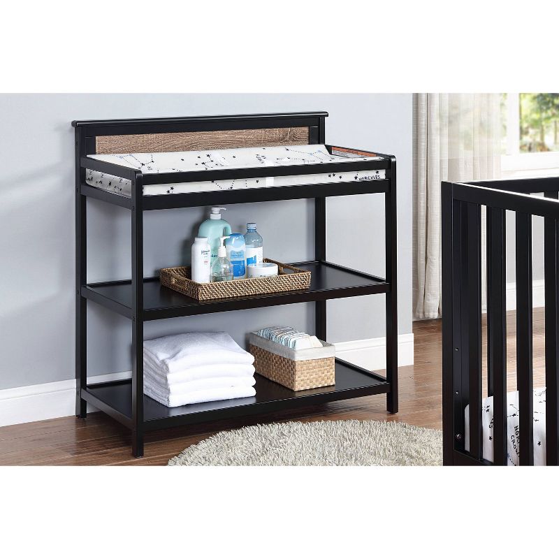 Suite Bebe Connelly Changing Table - Black/Vintage Walnut