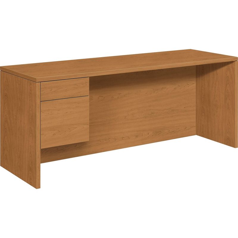HON 10500 Series 3/4-Height Left Pedestal Credenza 72w x 24d x 29-1/2h Harvest 10546LCC