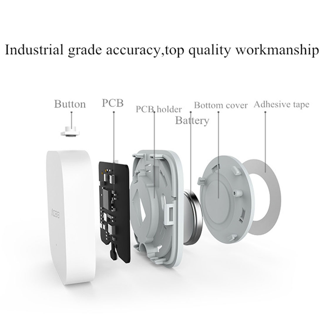 Original Xiaomi Aqara Smart Temperature Humidity Environment Sensor Smart with the Xiaomi Multifunctional Gateway Use