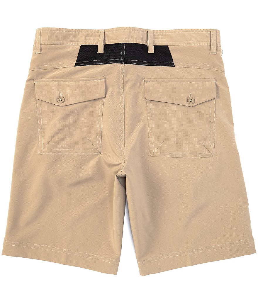 Redsand Elastic Waist Colorblock 20#double; Outseam Volley Shorts