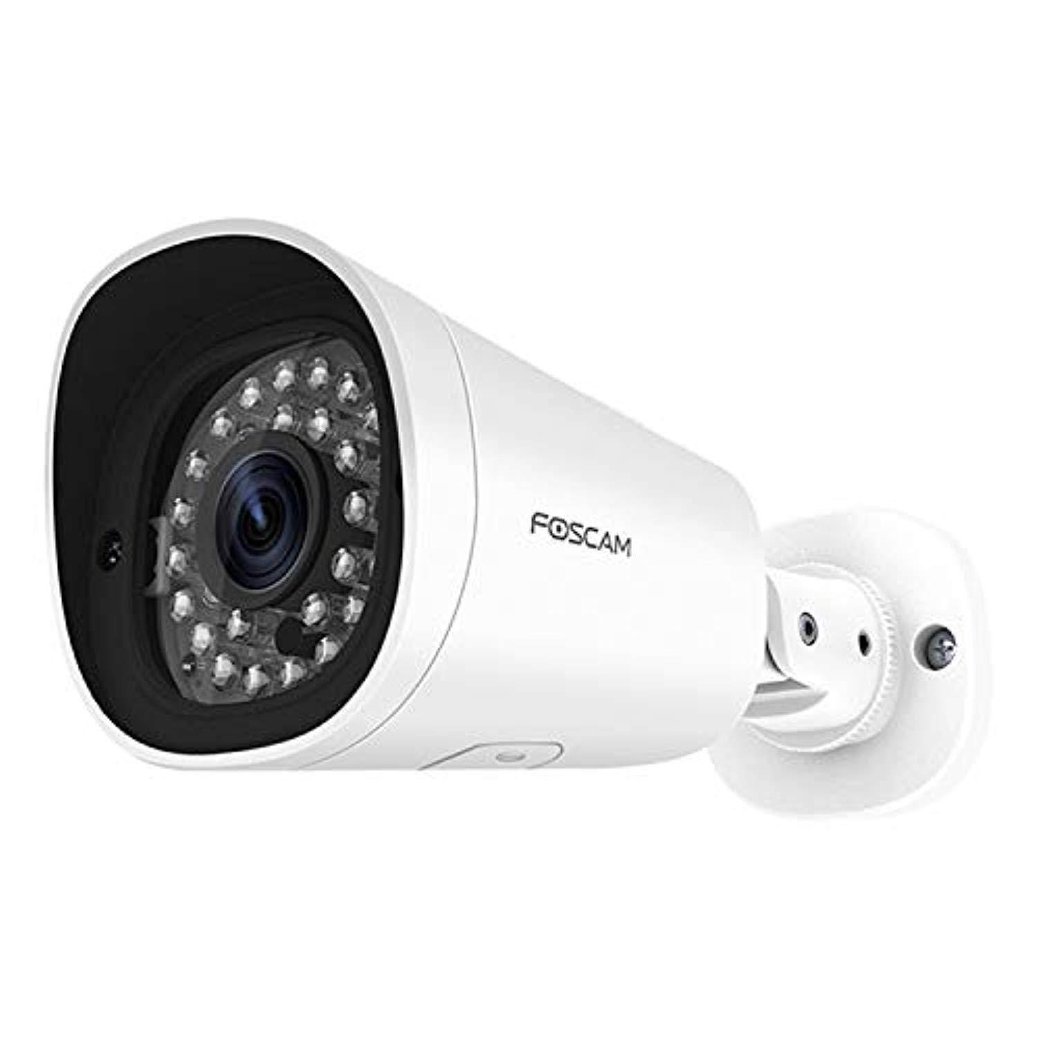 foscam poe ultra hd 2k 4mp ip camera, outdoor/indoor security video surveillance camera,ai human/motion detection & alert notification,66ft night vision with 30 irleds,2way audio & ip66 waterproof