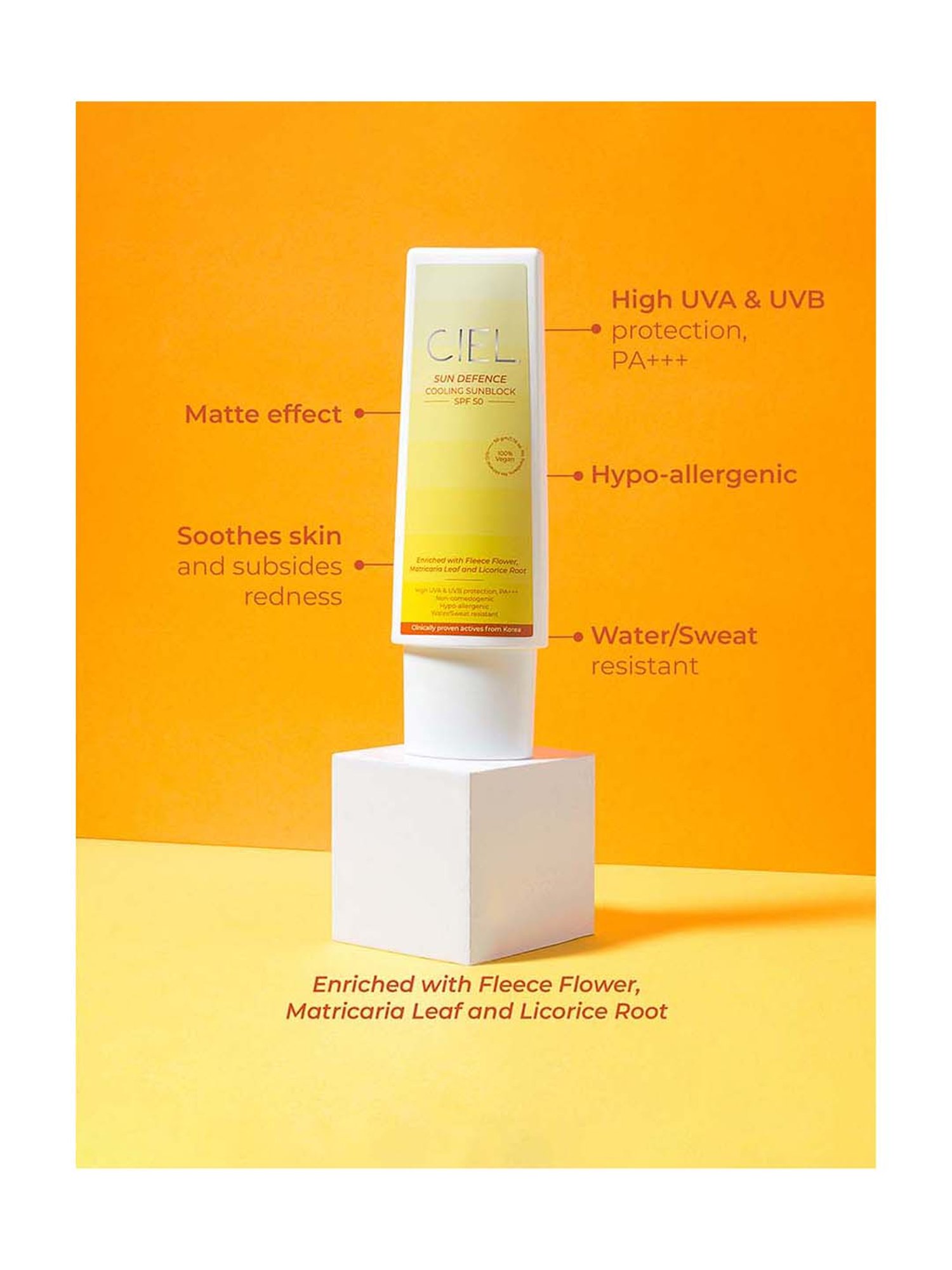 CIEL Cooling Sunblock SPF 50 - 50 gm