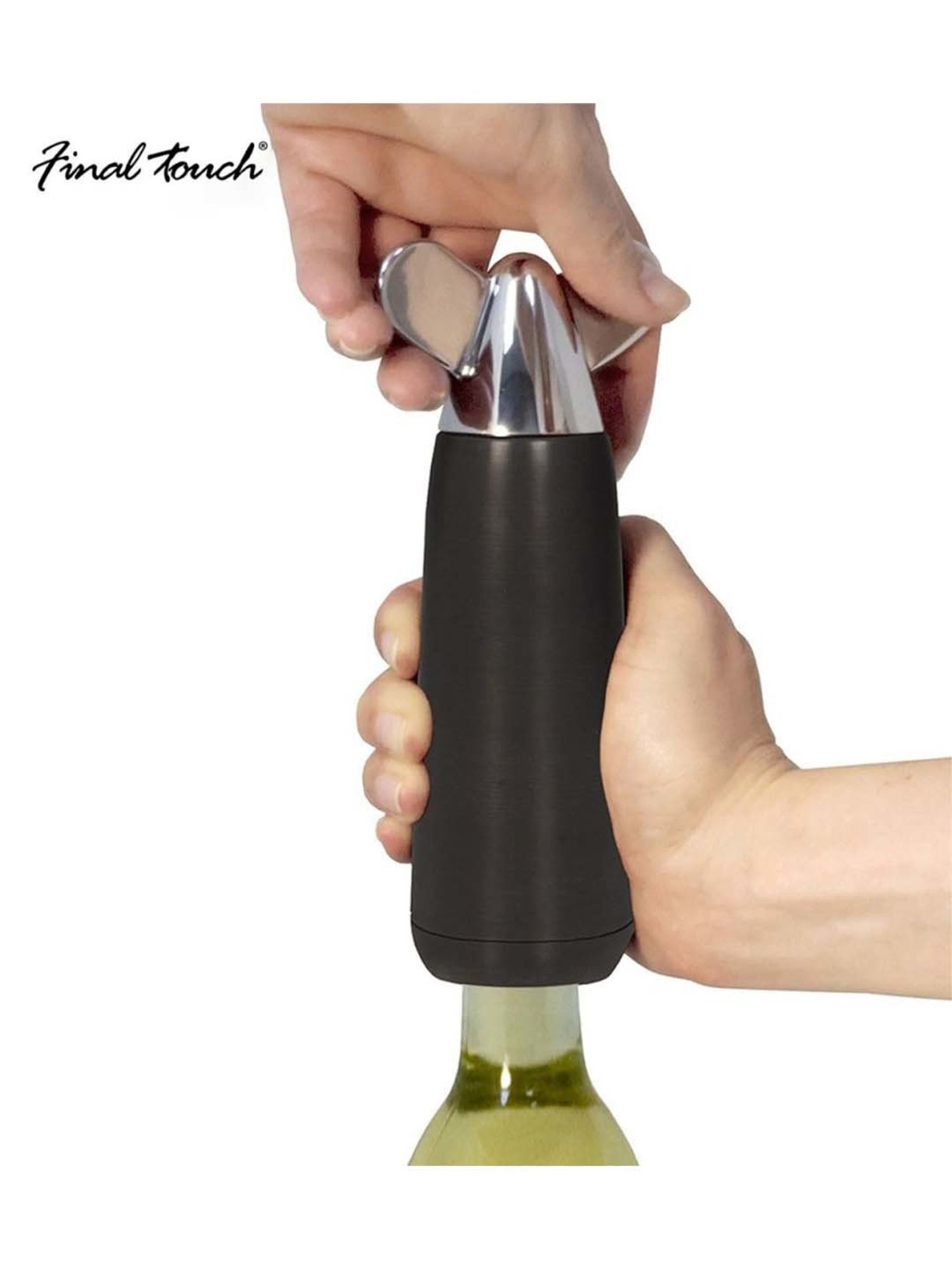 Final Touch Black Smooth Move Corkscrew