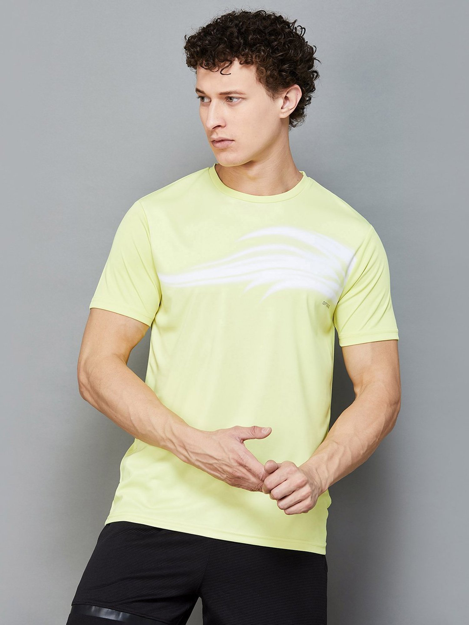 Fame Forever by Lifestyle Neon Regular Fit Printed Sports T-Shirts