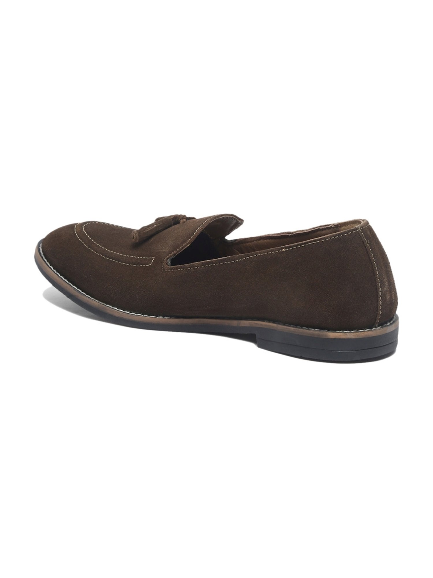 Teakwood Leathers Men's Olive Casual Moccasins