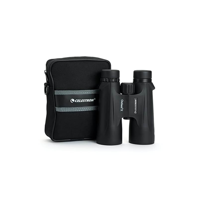 Outland X 10x50 Binoculars Waterproof Fogproof Binoculars for Adults MultiCoated Optics and BaK4 Prisms Protective Rubber Armoring Black