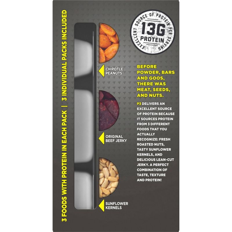 Planters P3 Portable Protein Pack - 5.4oz - 3ct