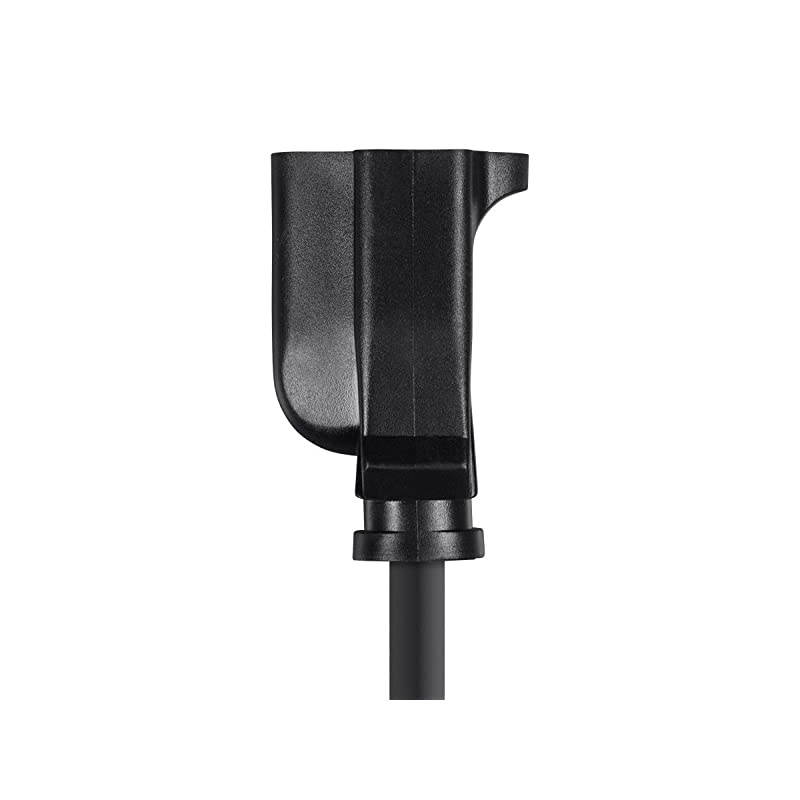 105296 1ft 16AWG Power Extension Cord Cable, 13A (NEMA 5-15P to NEMA 5-15R),Black - 13A