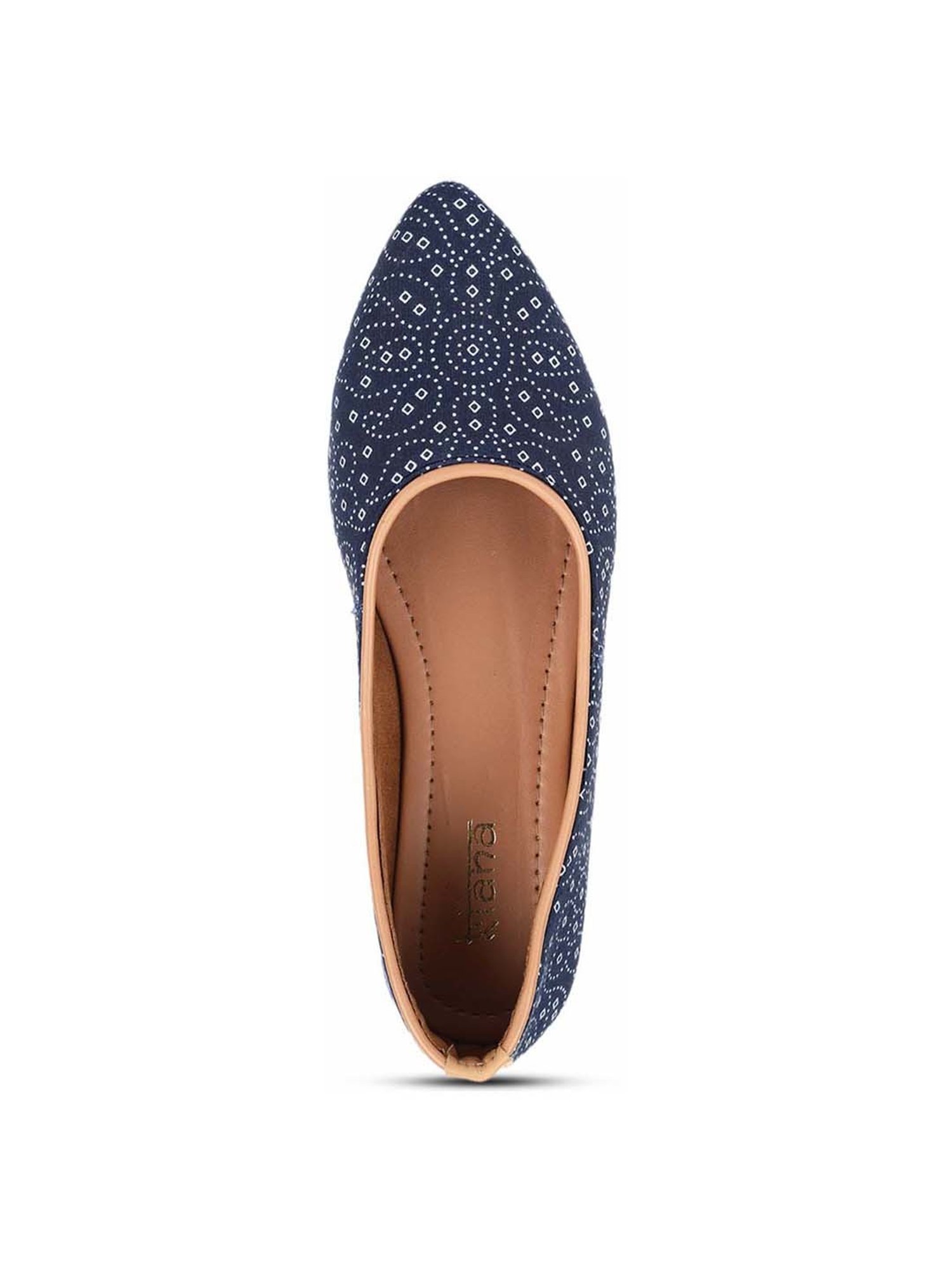 Kiana Women's Blue Flat Ballets