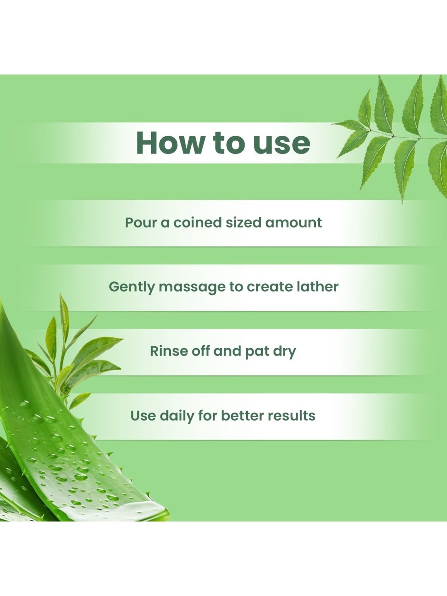 Earthraga Refreshing Peppermint, Tea Tree and Eucalyptus Body Wash - 200 ml