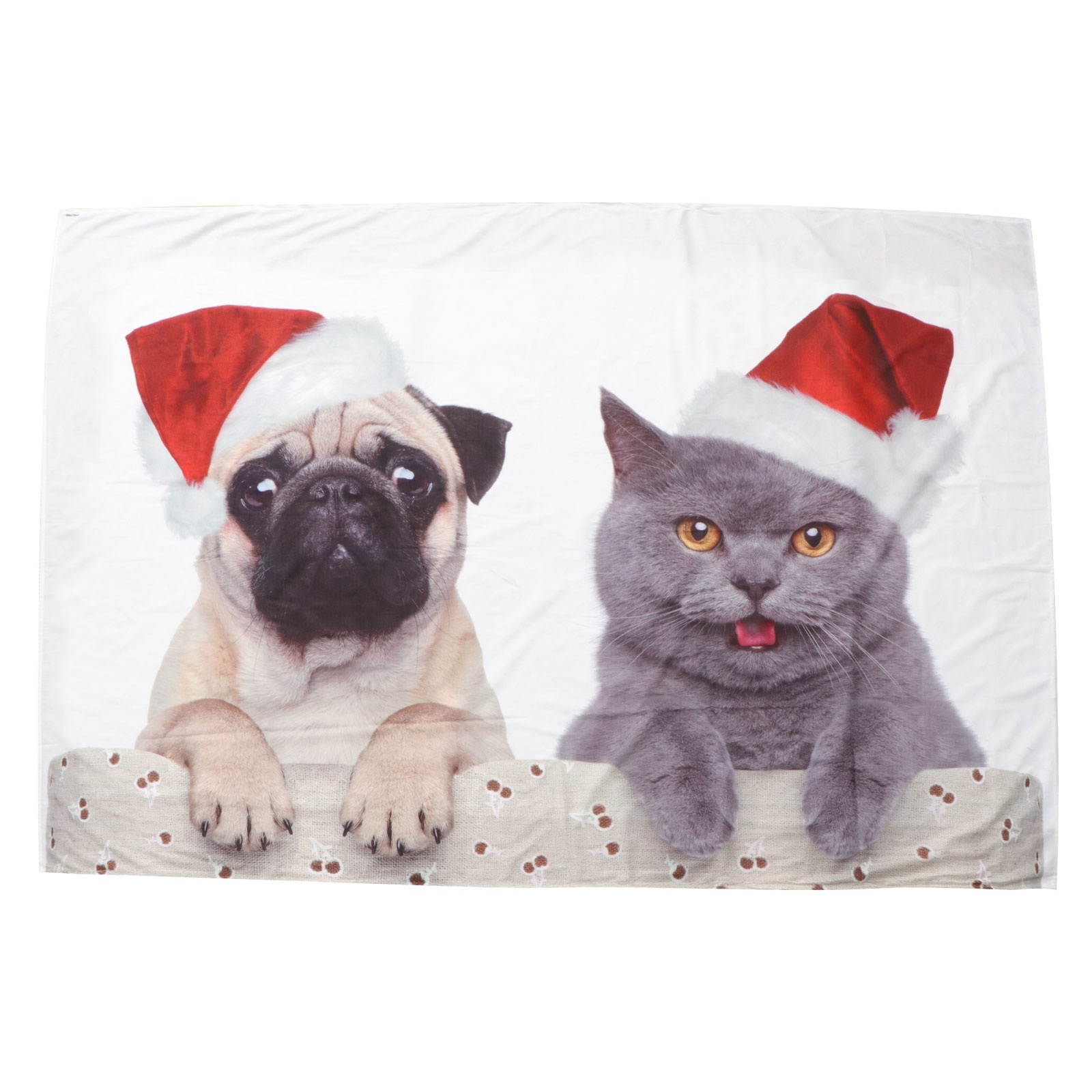 1pc Xmas Wall Tapestry Background Wall Cloth Decorative Hanging Tapestry