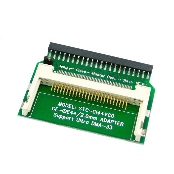 CF Compact Flash Merory Card to 44pin 2.5" Inch IDE Hard Drive SSD Converter Adapter