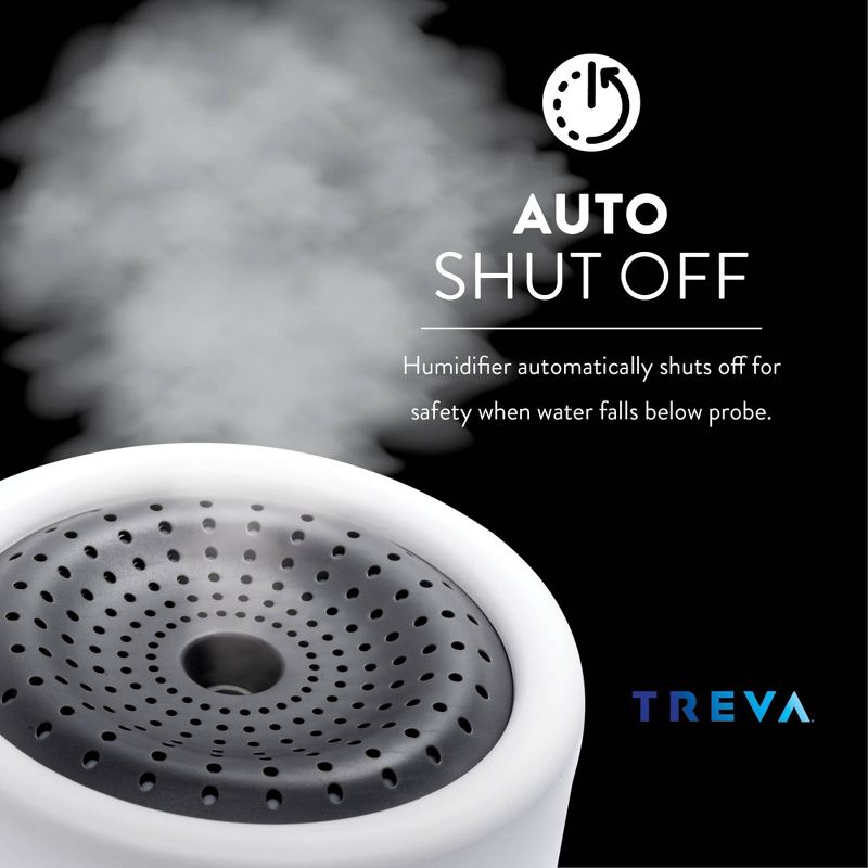 TREVA Rechargeable Personal Humidifier with Lights