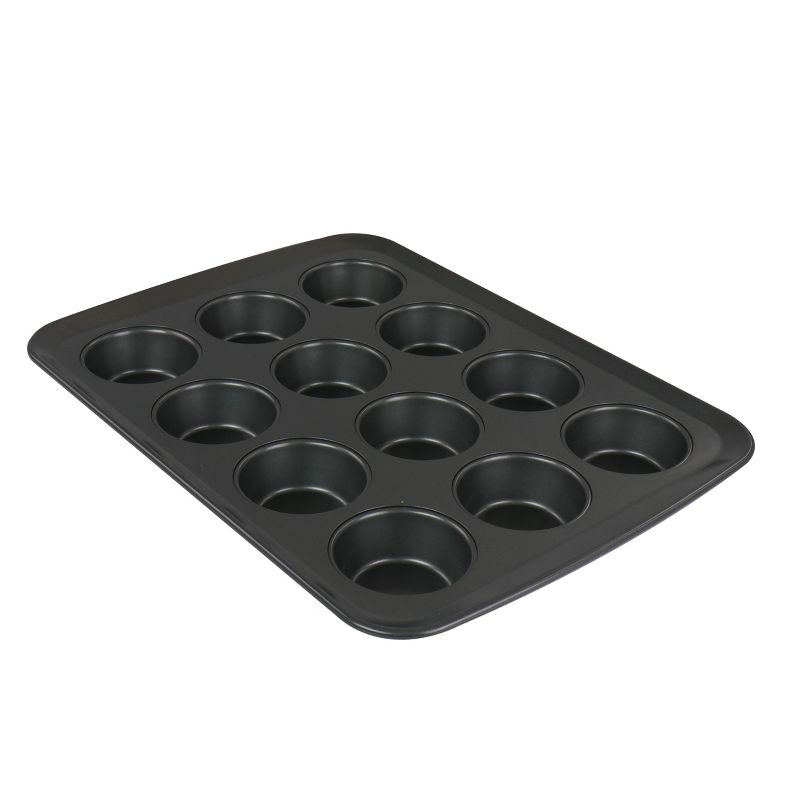 Gibson 12-Cup Baker's Friend nonstick Steel Muffin Pan