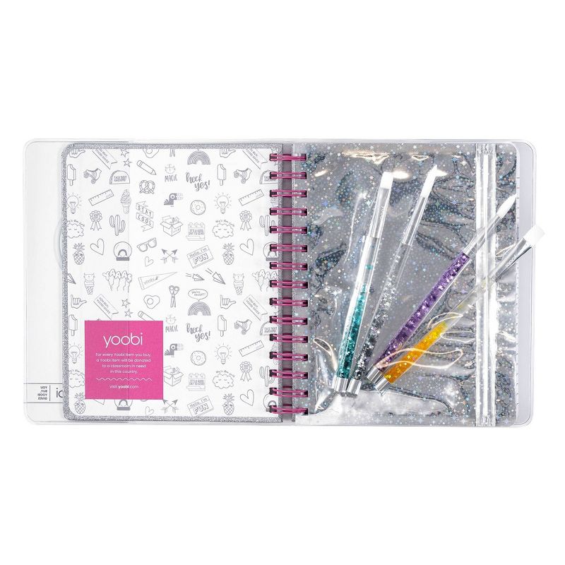 Lined Spiral Journal Glitter Get it Girl  - Yoobi™