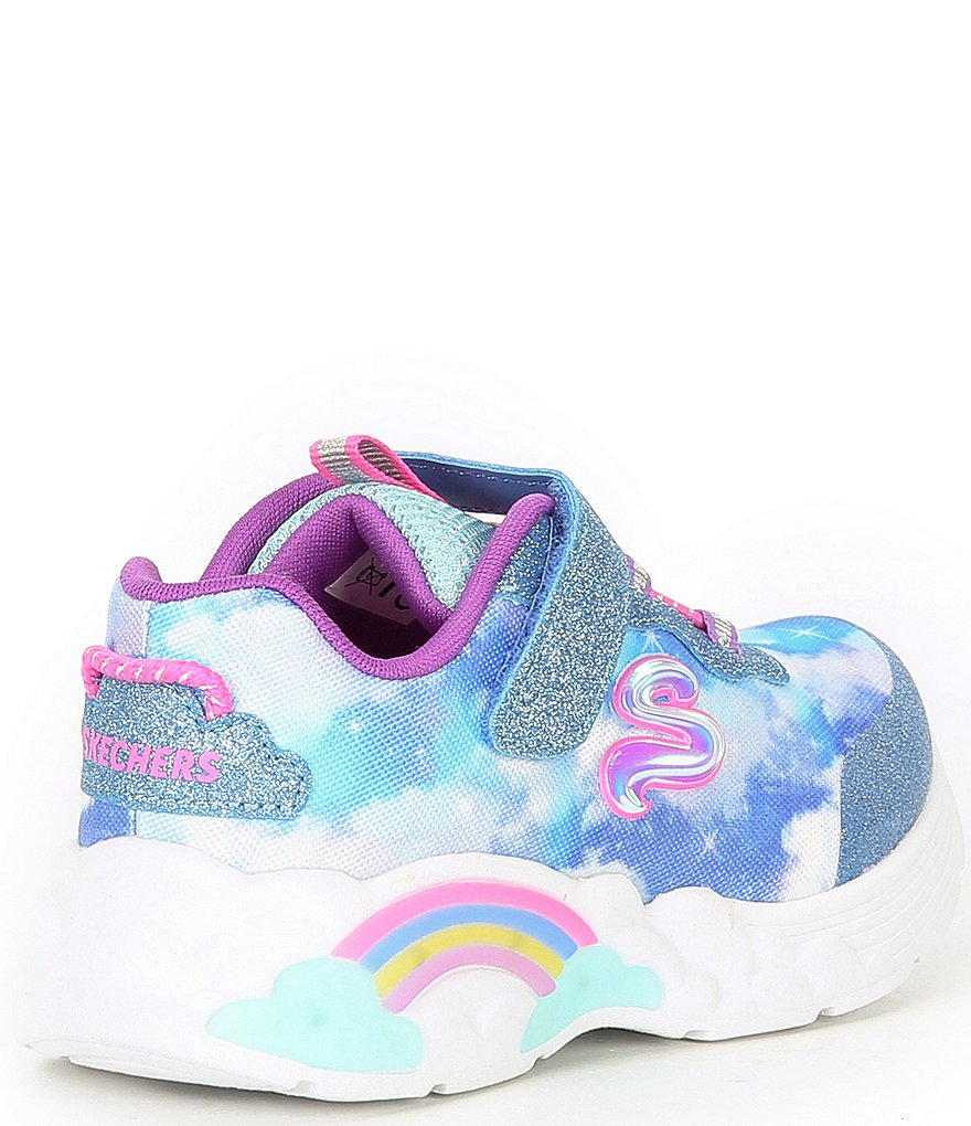 Skechers Girls' Rainbow Racer Lighted Sneakers (Infant)