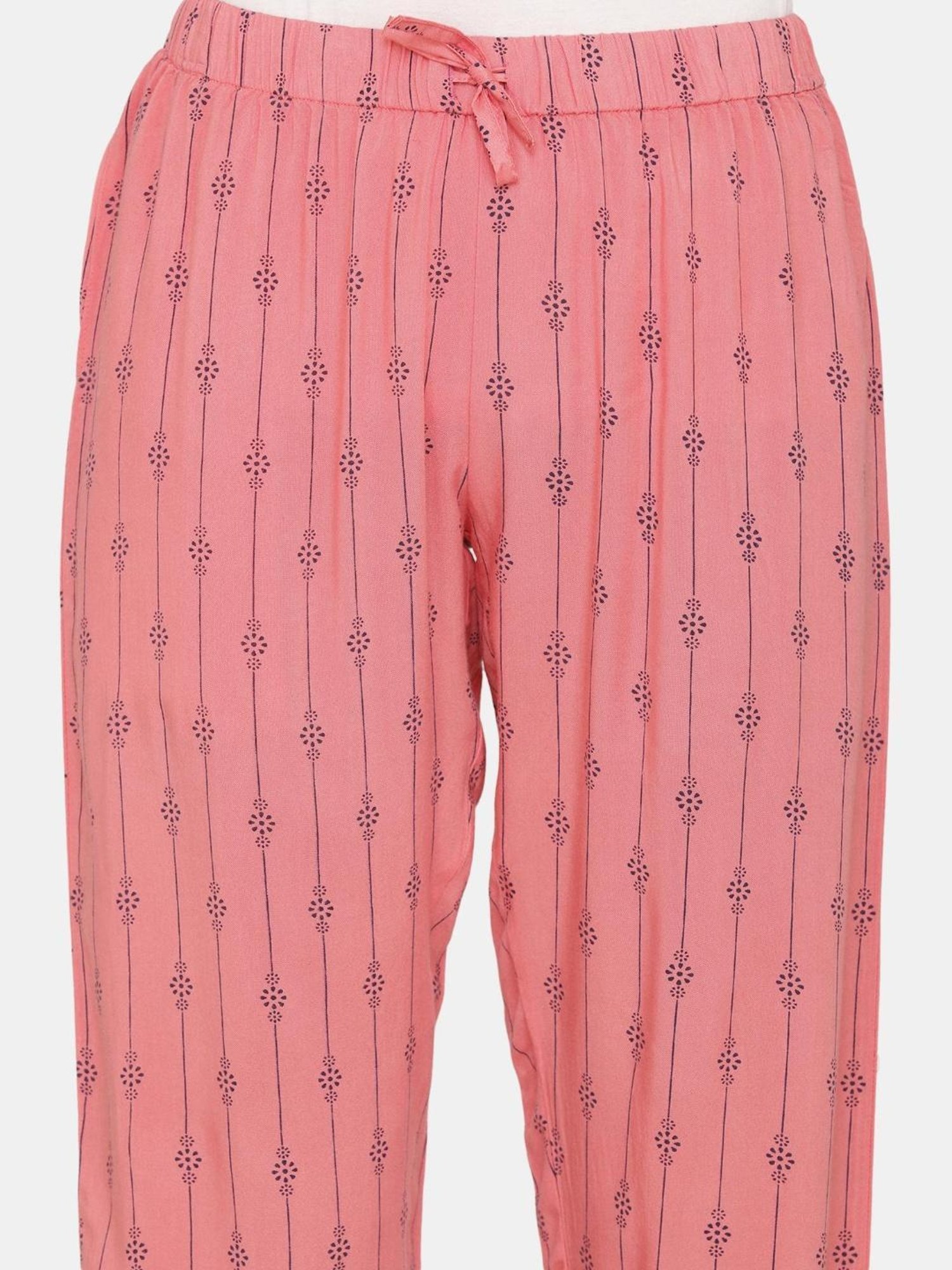 Coucou by Zivame Pink Printed Pajamas