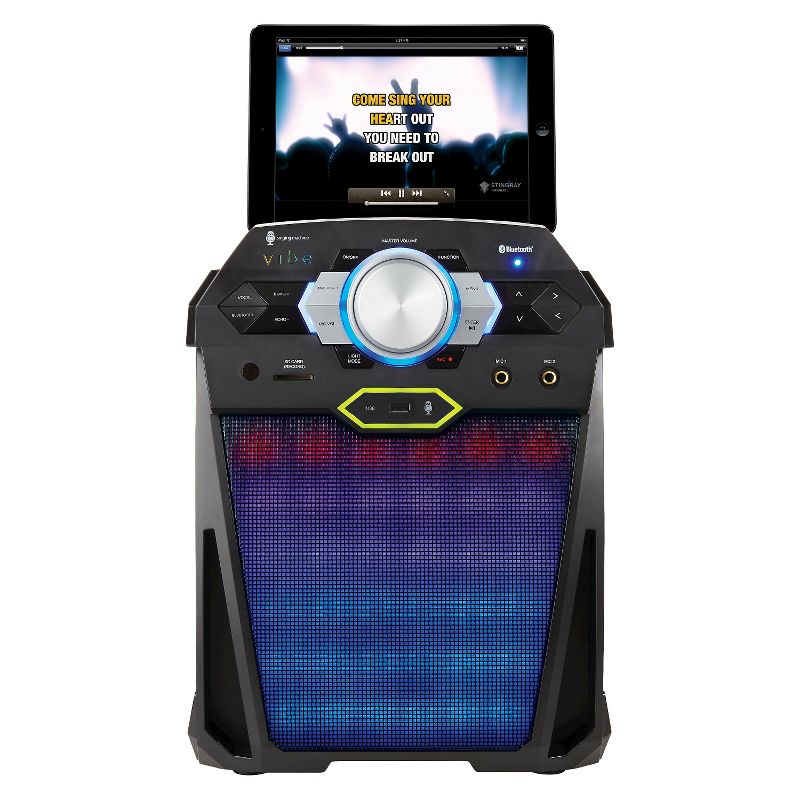Singing Machine Vibe Hi-Def Karaoke System - Black (SDL366)