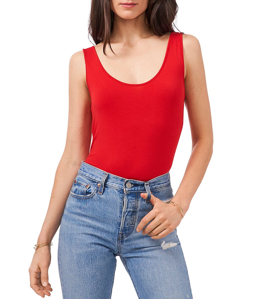 1. STATE Scoop Neck Knit Bodysuit