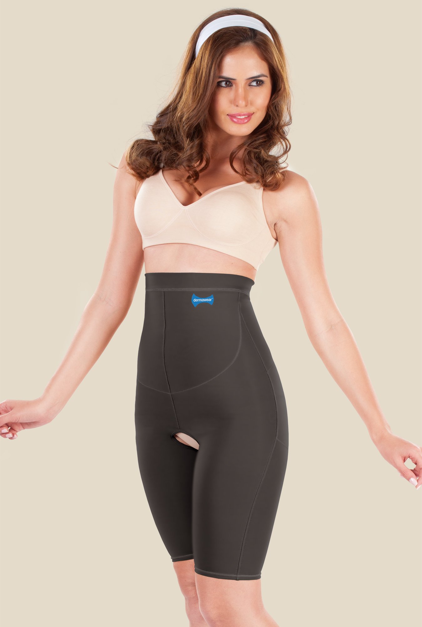 Dermawear Black Solid Hip Corset