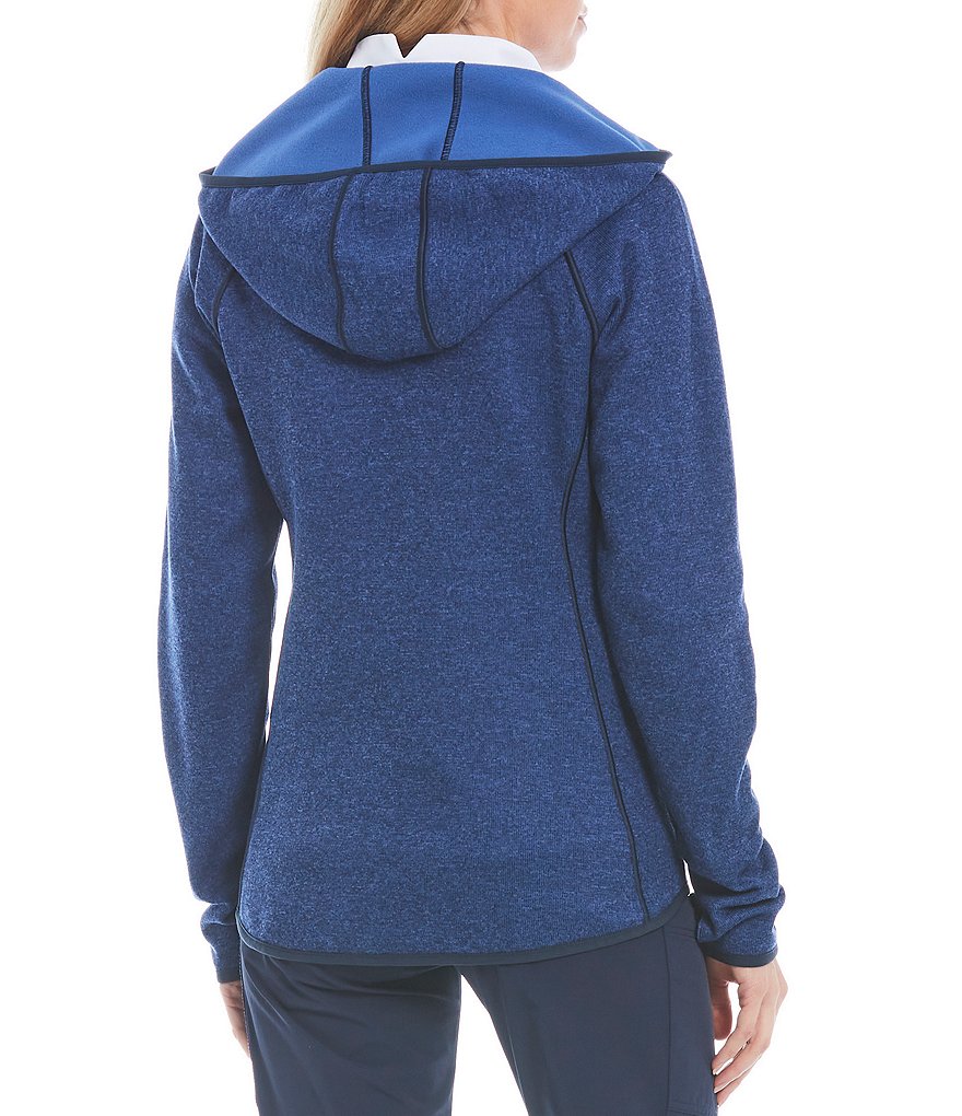 Cutter & Buck Mainsail Sweater-Knit Fleece Hoodie Full Zip Jacket